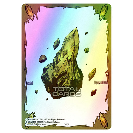 Final Fantasy - Emissaries of Light - Orange Crystal - (C-003) (Foil)