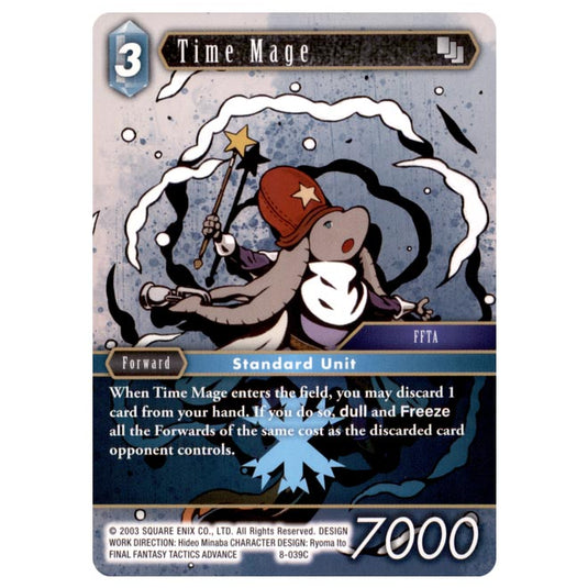 Final Fantasy - Opus 8 - Time Mage - (8-039C)