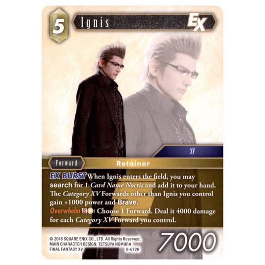 Final Fantasy - Opus 8 - Ignis - (8-072R)