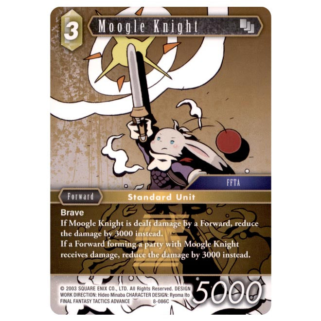 Final Fantasy - Opus 8 - Moogle Knight - (8-086C)