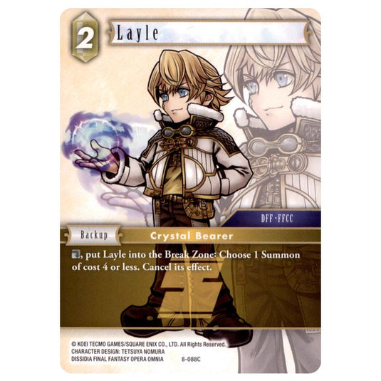 Final Fantasy - Opus 8 - Layle - (8-088C)