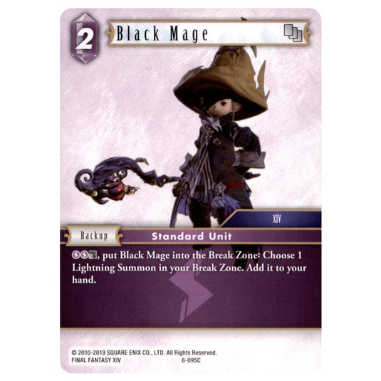 Final Fantasy - Opus 8 - Black Mage - (8-095C)