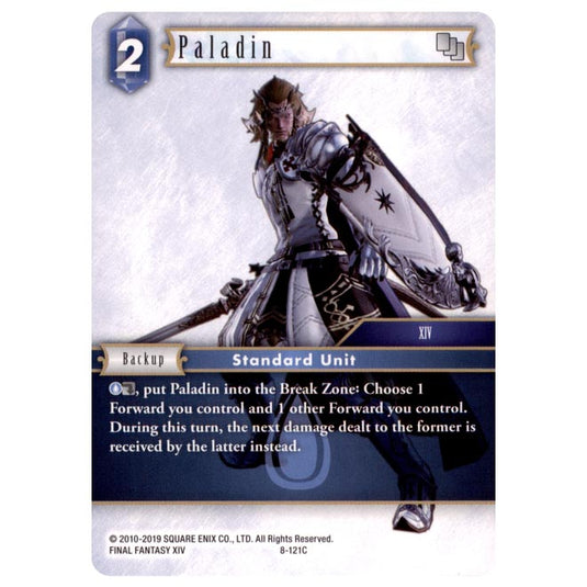 Final Fantasy - Opus 8 - Paladin - (8-121C)