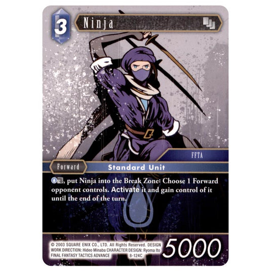 Final Fantasy - Opus 8 - Ninja - (8-124C)