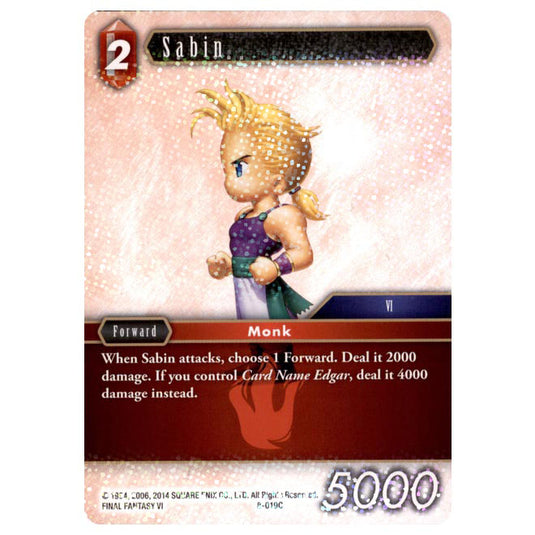 Final Fantasy - Opus 8 - Sabin - (8-019C) - Foil