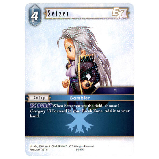 Final Fantasy - Opus 8 - Setzer - (8-036C) - Foil