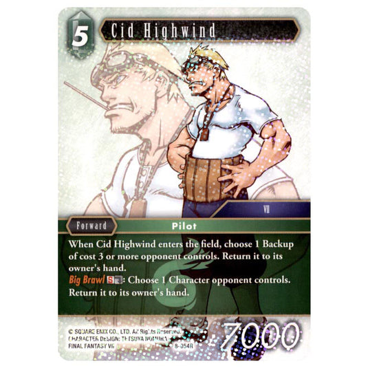 Final Fantasy - Opus 8 - Cid Highwind - (8-054R) - Foil