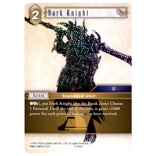 Final Fantasy - Opus 8 - Dark Knight - (8-070C) - Foil