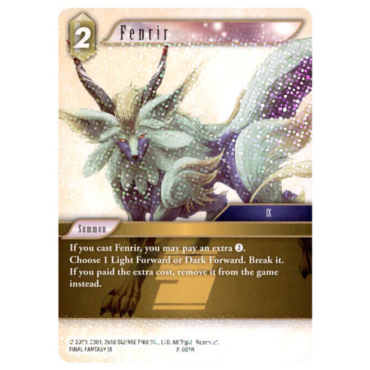 Final Fantasy - Opus 8 - Fenrir - (8-081R) - Foil