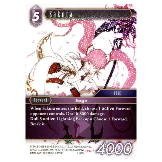 Final Fantasy - Opus 8 - Sakura - (8-096L) - Foil