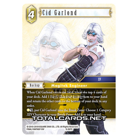 Final Fantasy - Opus 9 - Cid Garlond - (9-067C)