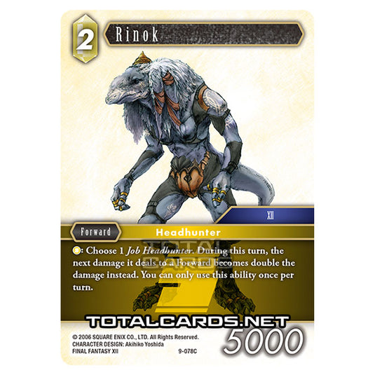 Final Fantasy - Opus 9 - Rinok - (9-078C)