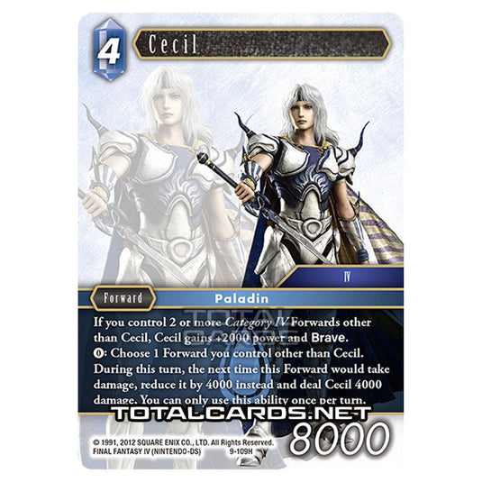 Final Fantasy - Opus 9 - Cecil - (9-109H)