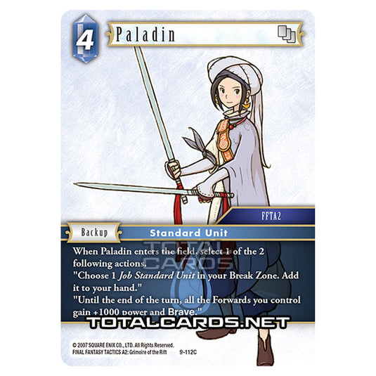 Final Fantasy - Opus 9 - Paladin - (9-112C)