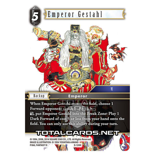 Final Fantasy - Opus 9 - Emperor Gestahl - (9-124H)