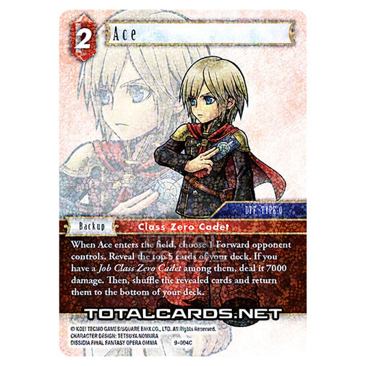 Final Fantasy - Opus 9 - Ace - (9-004C) (Foil)