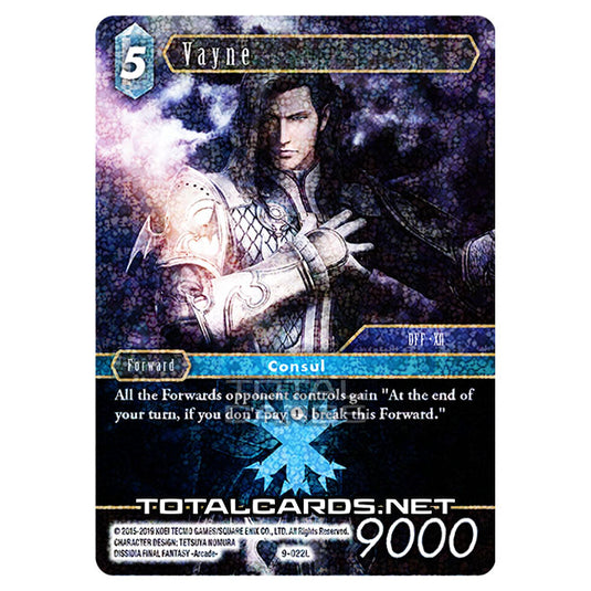 Final Fantasy - Opus 9 - Vayne - (9-022L) (Foil)