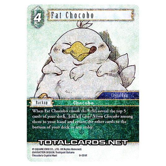 Final Fantasy - Opus 9 - Fat Chocobo - (9-051R) (Foil)