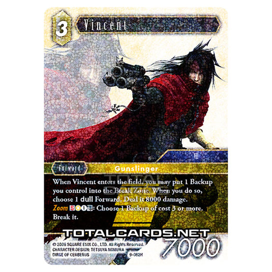 Final Fantasy - Opus 9 - Vincent - (9-062H) (Foil)