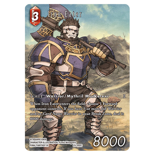 Iron Eater 25-002C-a card from the Final Fantasy set Tears of the Planet