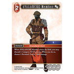 AVALANCHE Member 25-003C card from the Final Fantasy set Tears of the Planet