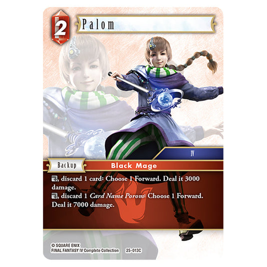 Palom 25-013C card from the Final Fantasy set Tears of the Planet