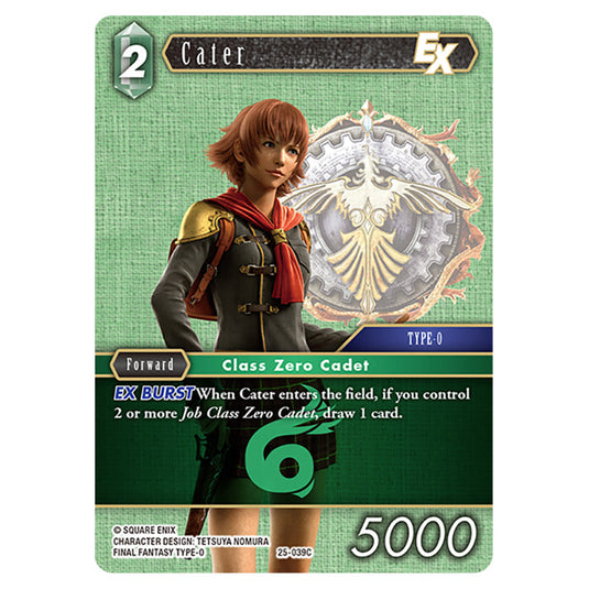 Cater 25-039C card from the Final Fantasy set Tears of the Planet