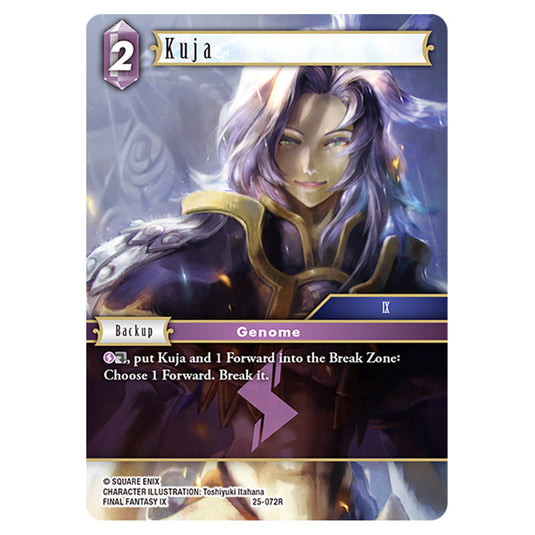 Kuja 25-072R card from the Final Fantasy set Tears of the Planet