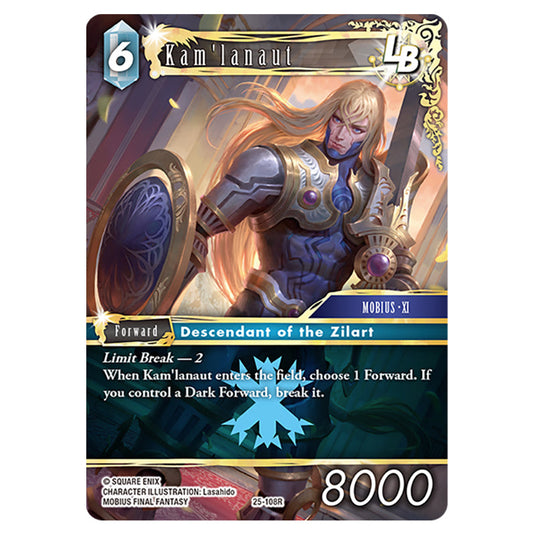 Kam'lanaut 25-108R card from the Final Fantasy set Tears of the Planet