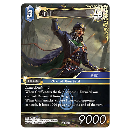 Graff 25-116H card from the Final Fantasy set Tears of the Planet