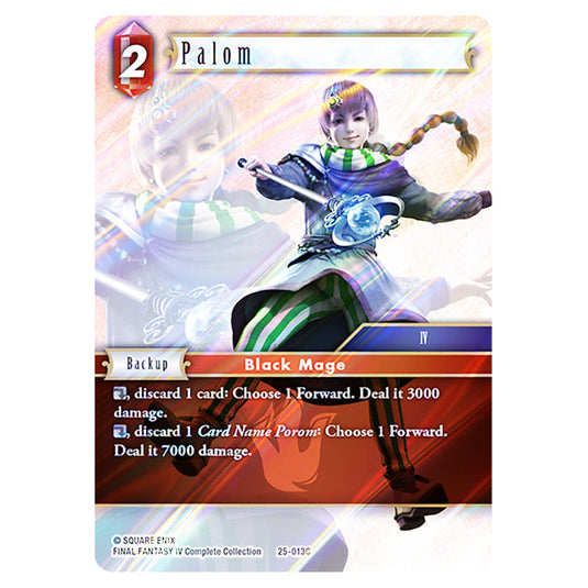 Palom 25-013C card from the Final Fantasy set Tears of the Planet