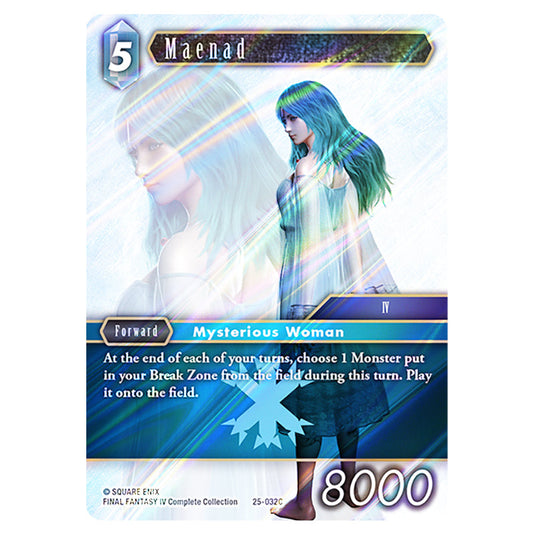 Maenad 25-032C card from the Final Fantasy set Tears of the Planet