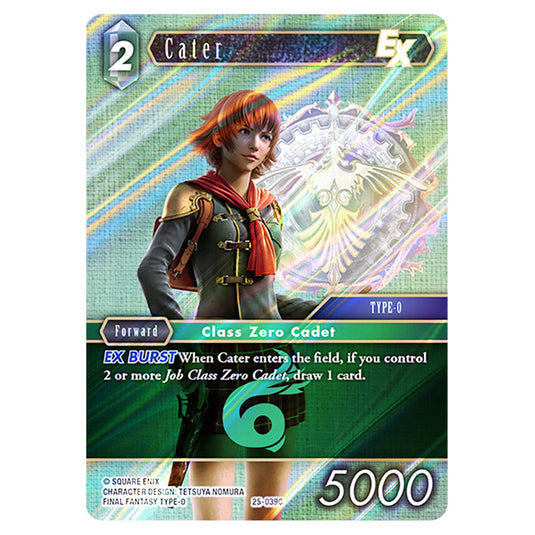 Cater 25-039C card from the Final Fantasy set Tears of the Planet