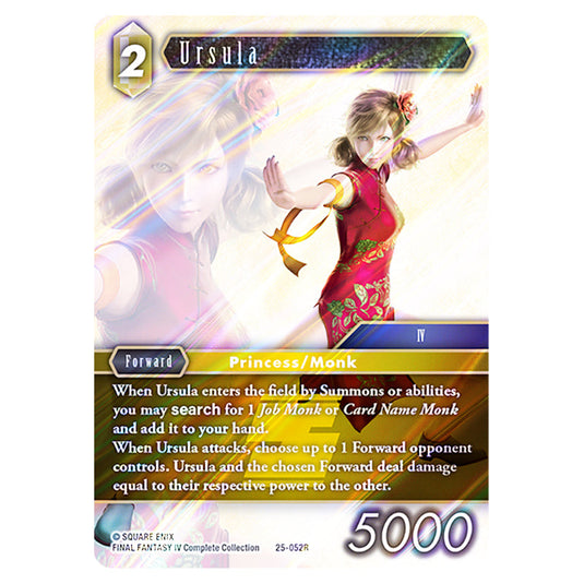 Ursula 25-052R card from the Final Fantasy set Tears of the Planet