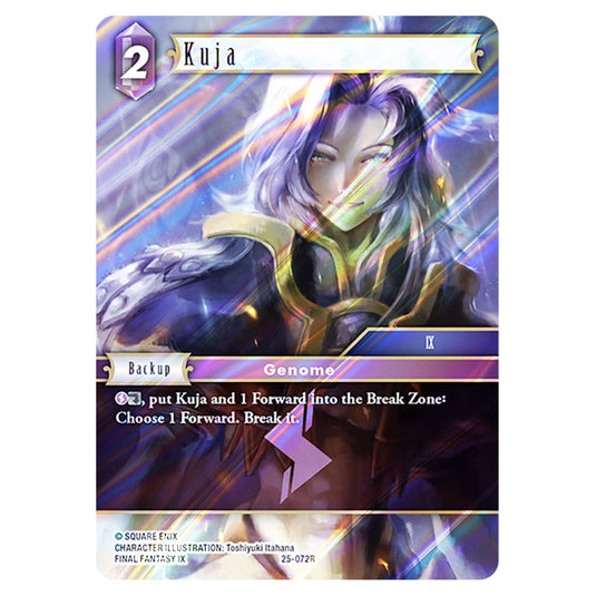 Kuja 25-072R card from the Final Fantasy set Tears of the Planet