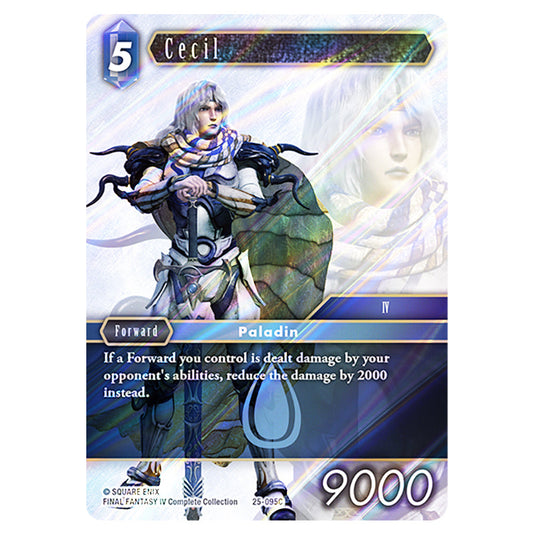 Cecil 25-095C card from the Final Fantasy set Tears of the Planet