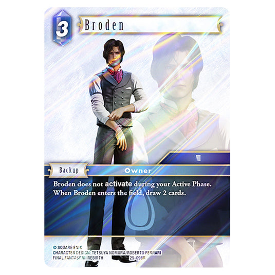 Broden 25-098R card from the Final Fantasy set Tears of the Planet