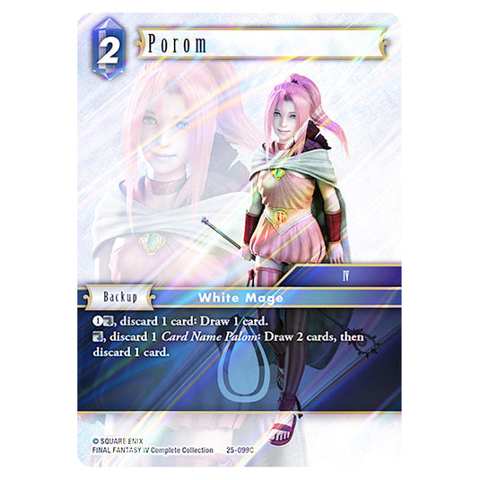 Porom 25-099C card from the Final Fantasy set Tears of the Planet