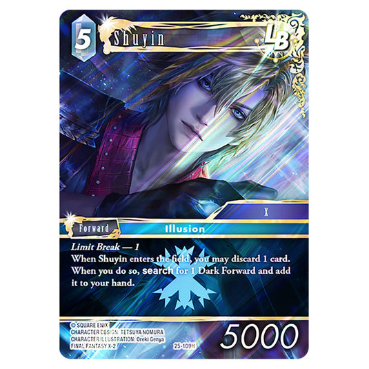 Shuyin 25-109H card from the Final Fantasy set Tears of the Planet