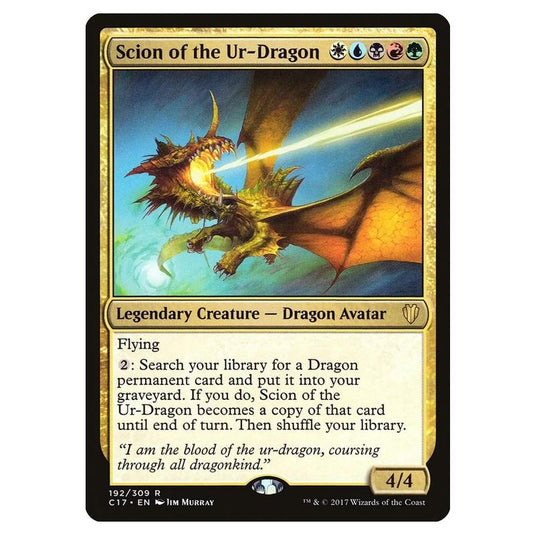 Magic The Gathering - Commander 2017 - Scion of the Ur-Dragon - 192/309
