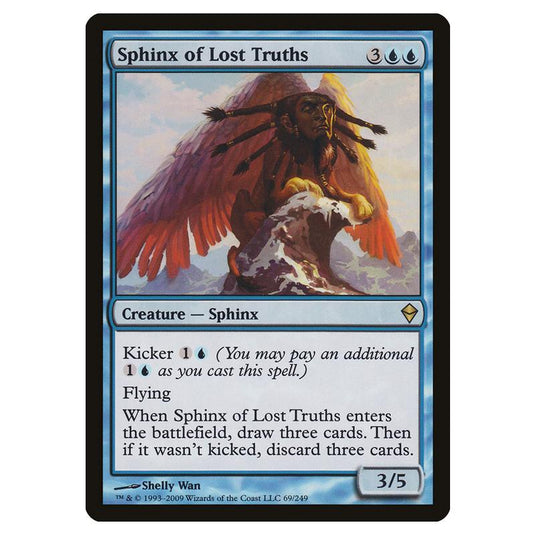 Magic The Gathering - Zendikar - Sphinx Of Lost Truths - 69/249