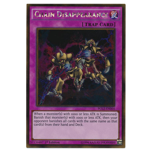 Yu-Gi-Oh! - Premium Gold - Return of the Bling - Chain Disappearance (Gold Rare) PGL2-EN064
