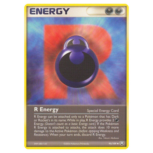 Pokemon - EX Team Rocket Returns - R Energy - 095/109