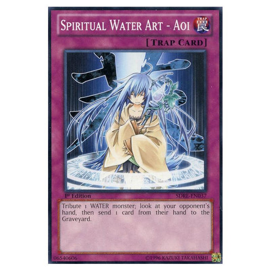 Yu-Gi-Oh! - Realm of the Sea Emperor Structure Deck - Spiritual Water Art - Aoi (Common) SDRE-EN037