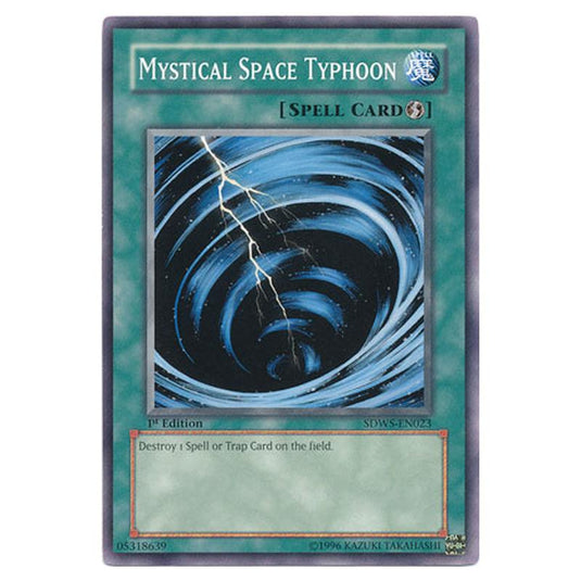 Yu-Gi-Oh! - Warriors' Strike Structure Deck - Mystical Space Typhoon (Common) SDWS-EN023