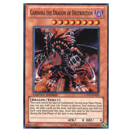 Yu-Gi-Oh! - Collectible Tins 2010 Wave 2 - Gandora the Dragon of Destruction (Super Rare) CT07-EN020