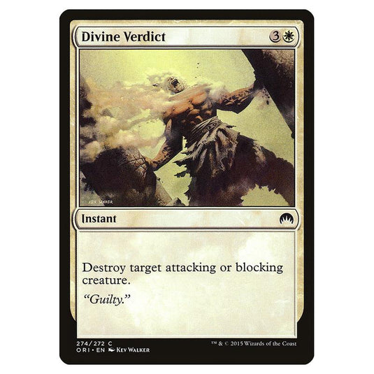 Magic The Gathering - Magic Origins - Divine Verdict - 274/272