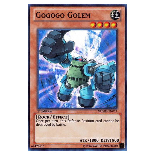 Yu-Gi-Oh! - Number Hunters - Gogogo Golem (Super Rare) NUMH-EN017