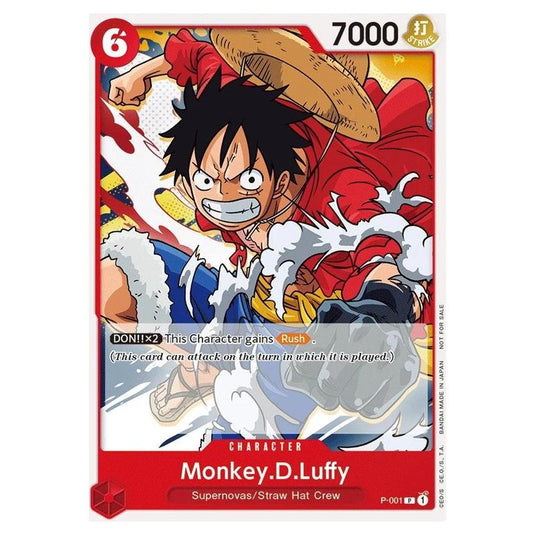 One Piece - Promos - Monkey.D.Luffy - P-001P2