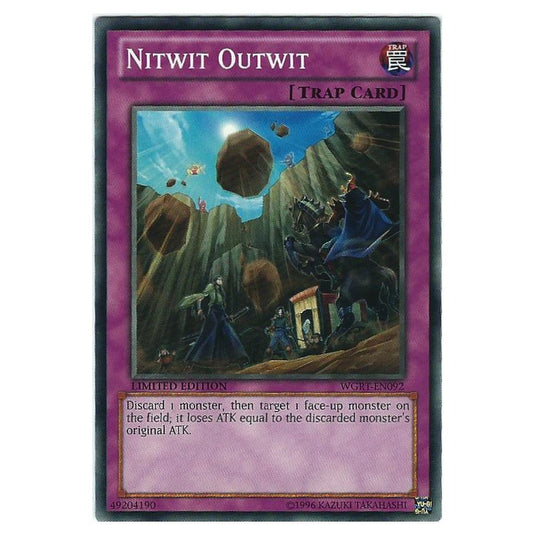 Yu-Gi-Oh! - War of the Giants Reinforcements - Nitwit Outwit (Common) WGRT-EN092